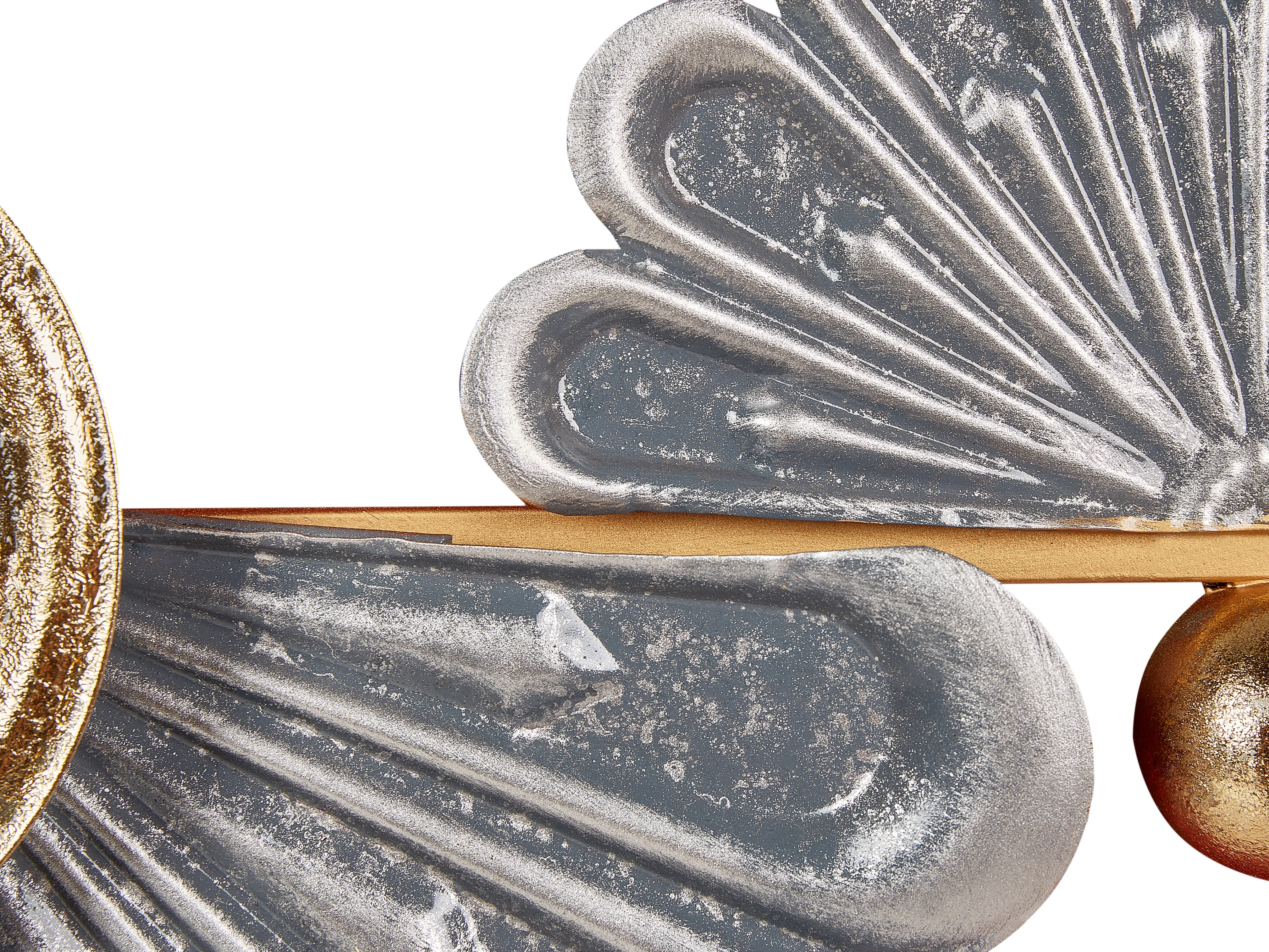 Wanddecoratie Bloem PROMETHIUM Metaal 51 cm Goud