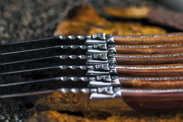 LAGUIOLE Steak knives Laguiole Pakka Rose SET 6 SdV