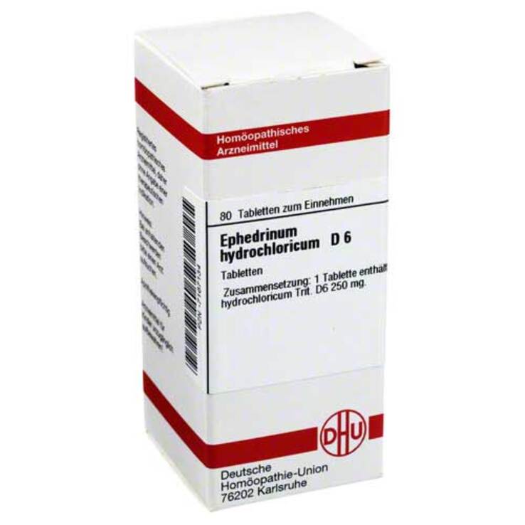 DHU Ephedrinum hydrochloricum D 6 Tabletten, 80 St