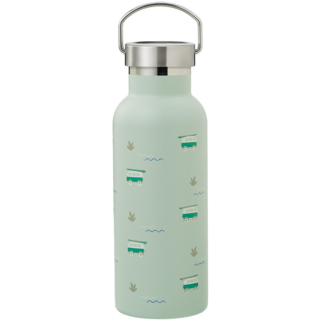 Fresk rvs thermosfles met extra dop - surfer