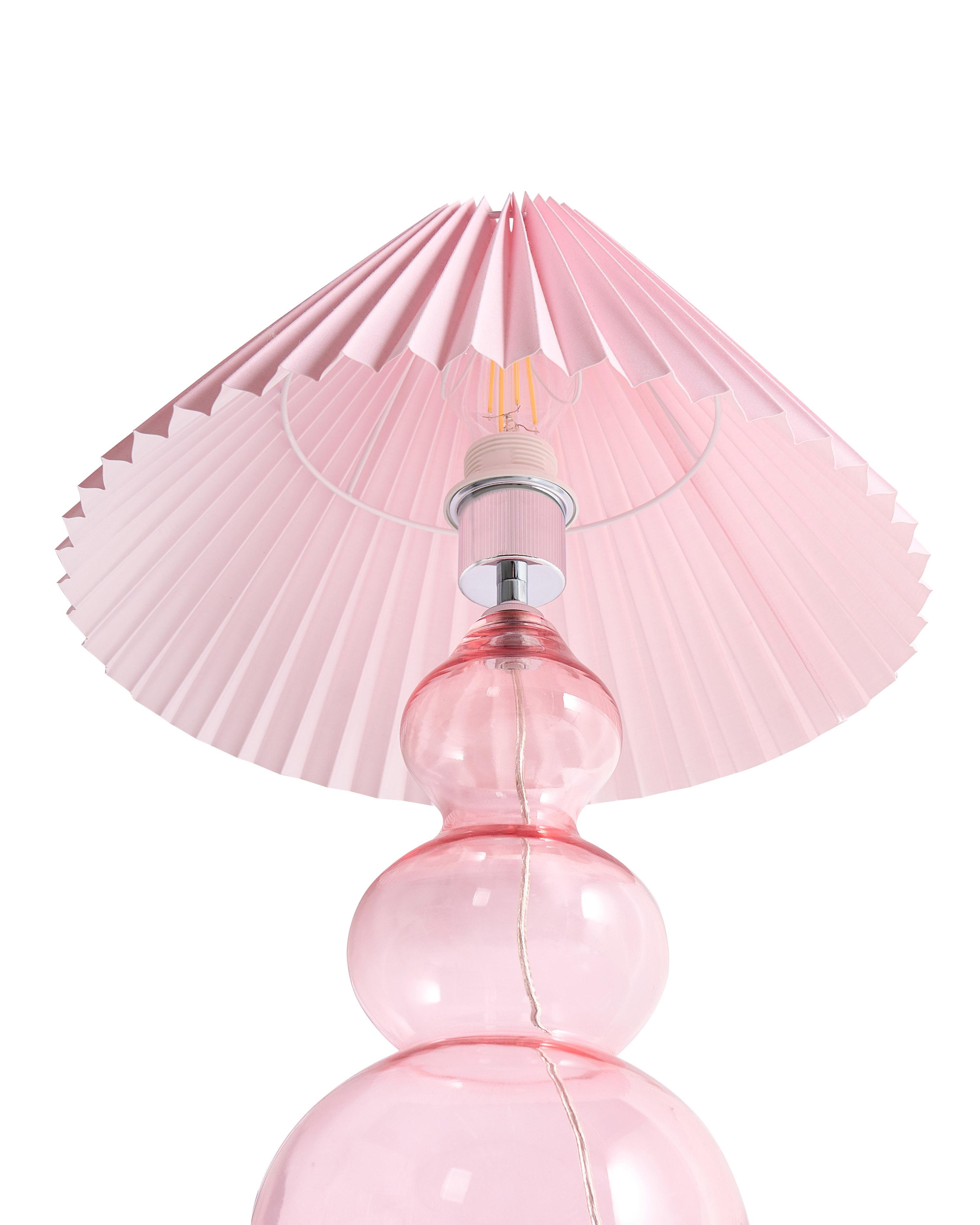 Tafellamp SENGWA Glas Roze