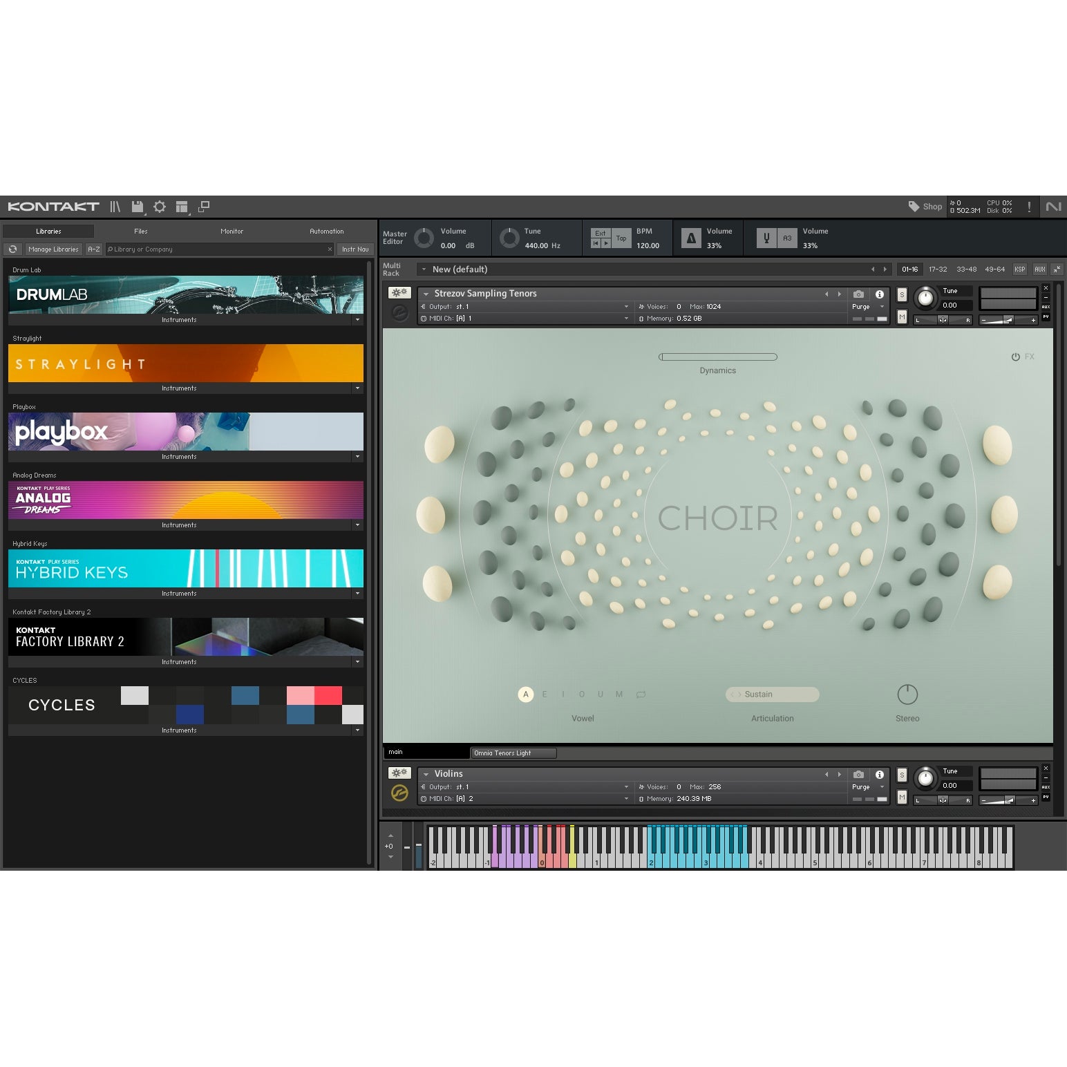 Native Instruments Kontrol S61 MK3 USB/MIDI keyboard