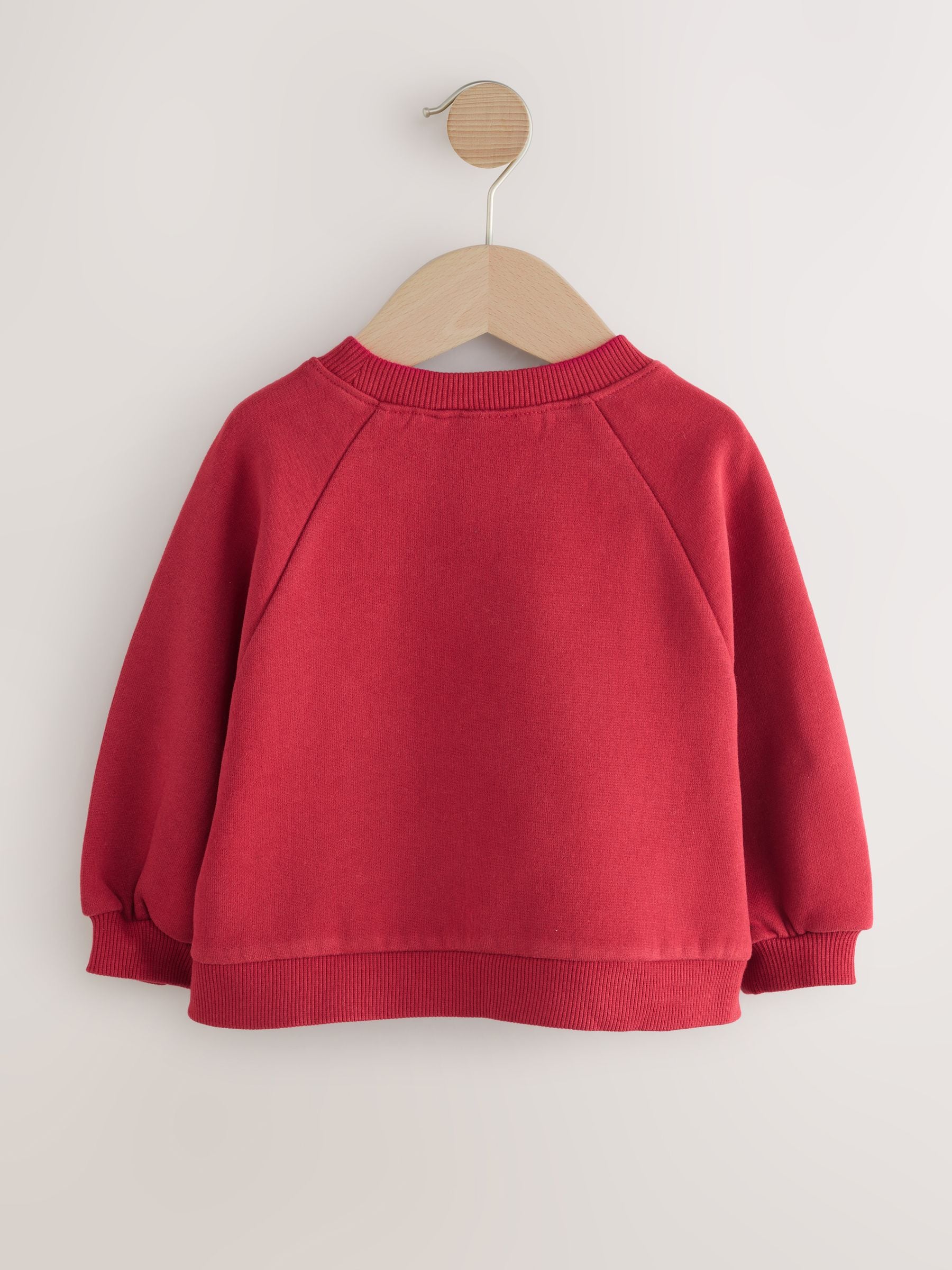 Bordeauxrood Vrolijk Kerstmis - Sweatshirt met ronde hals (3 mnd-7 jr)