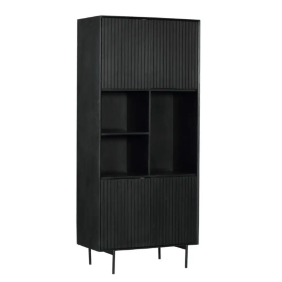 StarFurn - Vakkenkast Madison 90 cm - zwart