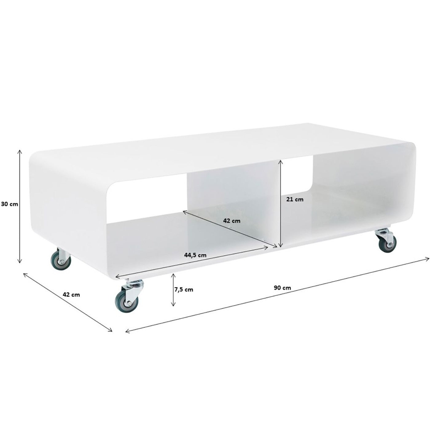 TV-meubel Lounge grijs Kare Design