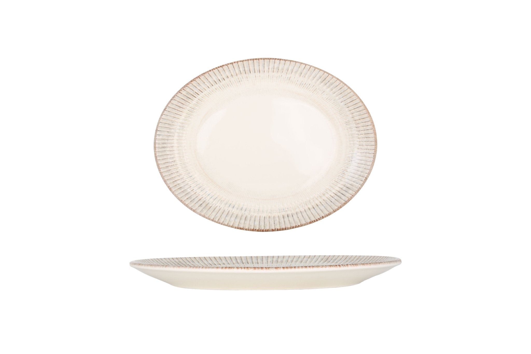 Bonna Serveerschaal - Galata - Porselein - 25 cm - set van 2