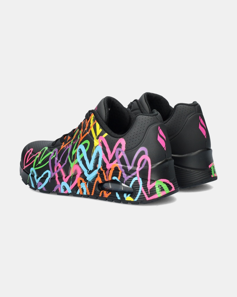 Skechers Uno Love Lage sneakers  - zwart