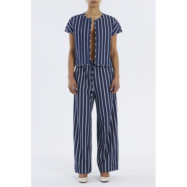 Lollys Laundry Hallie Vest Stripe