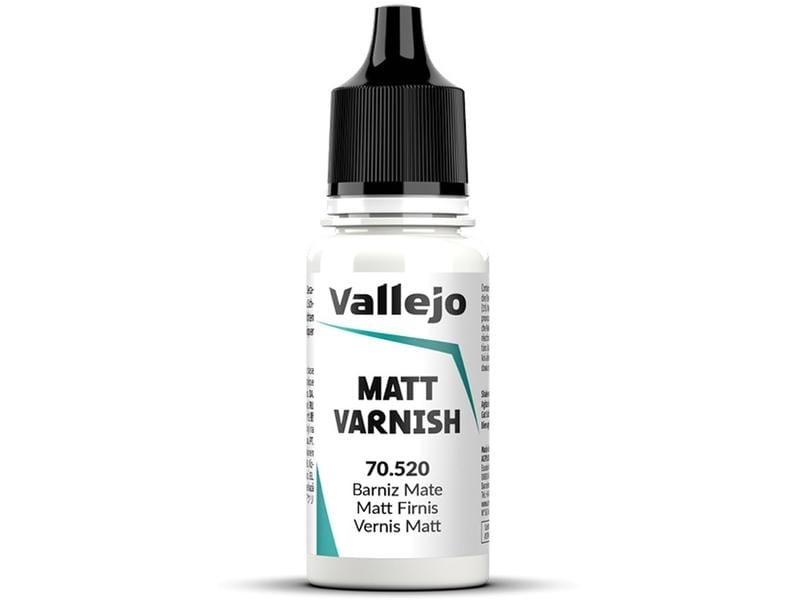 Vallejo Versiegelung Permanent Matt Varnish 17 ml Acryl-Mattlack auf Wasserbasis