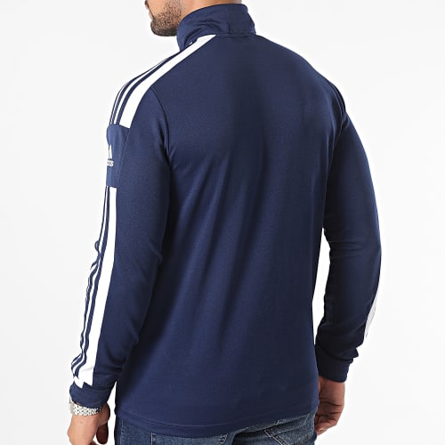 Sweat Quart de Zip Bandes Squad 21 HC6283 Bleu Marine