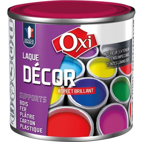 Laque décor 60 ml Aspect Brillant - Framboise