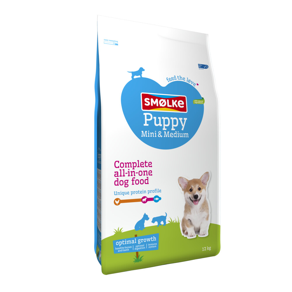 Smolke Hondenvoer Puppy Mini - Medium12 kg