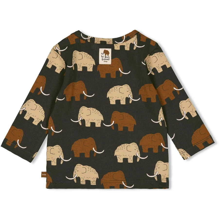 Feetje Langarmshirt AOP Best Friends Anthrazit