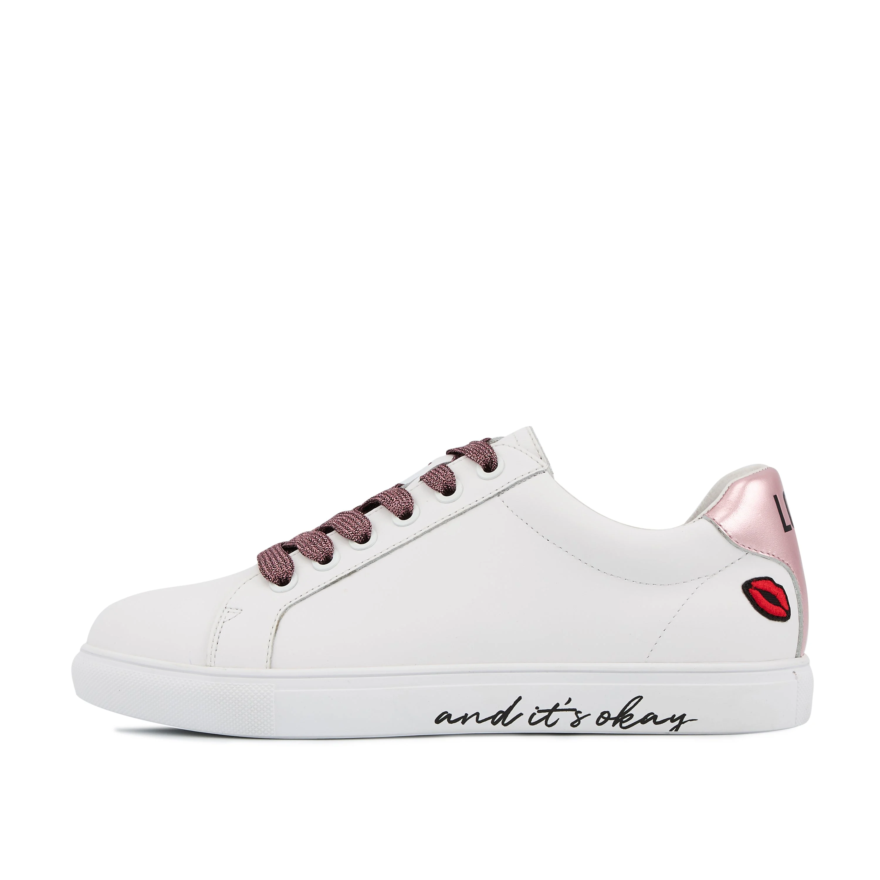 SIMONE NOT PERFECT - Sneakers en cuir | Blanc