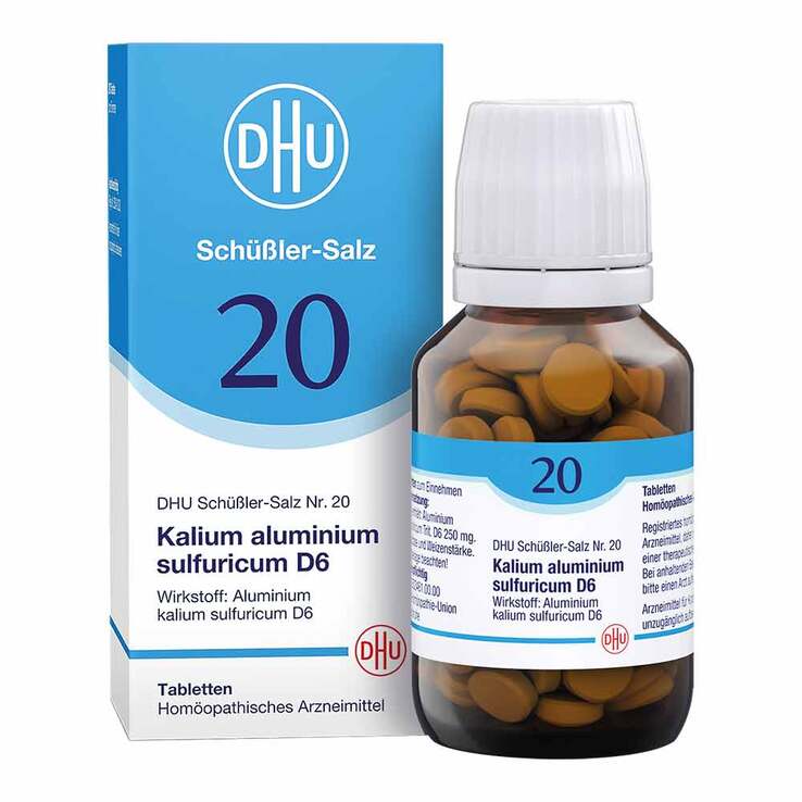 DHU Schüßler-Salz Nr. 20 Kalium aluminium sulfuratum D6 Tabletten, 200 St