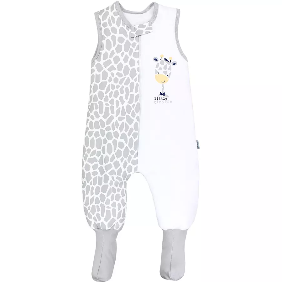 TupTam Baby Winter Schlafsack mit Beinen und Füßen graumelange