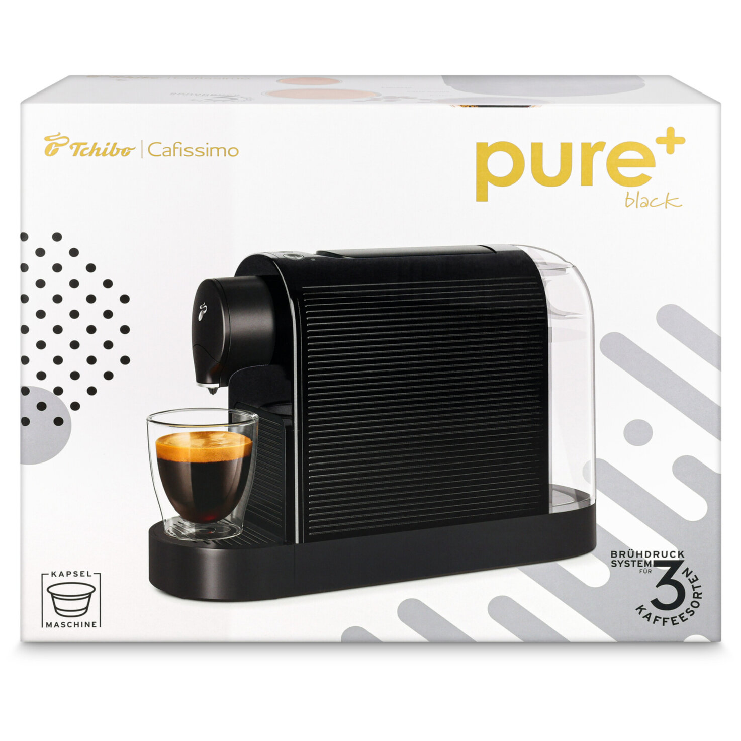 Tchibo Kaffeemaschine Cafissimo pure plus black