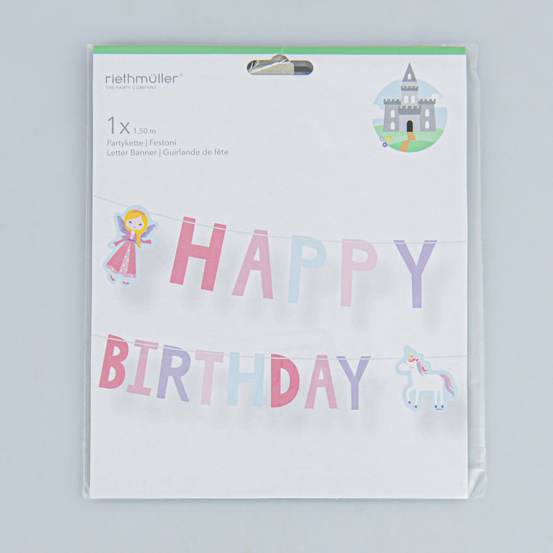 Guirlande d'anniversaire 'Princesse'