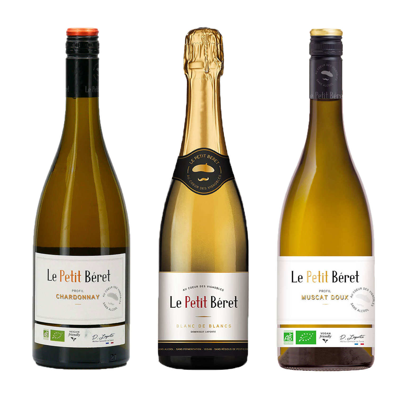 Assortiment de 3 boissons bio sans alcool Le Petit Béret
