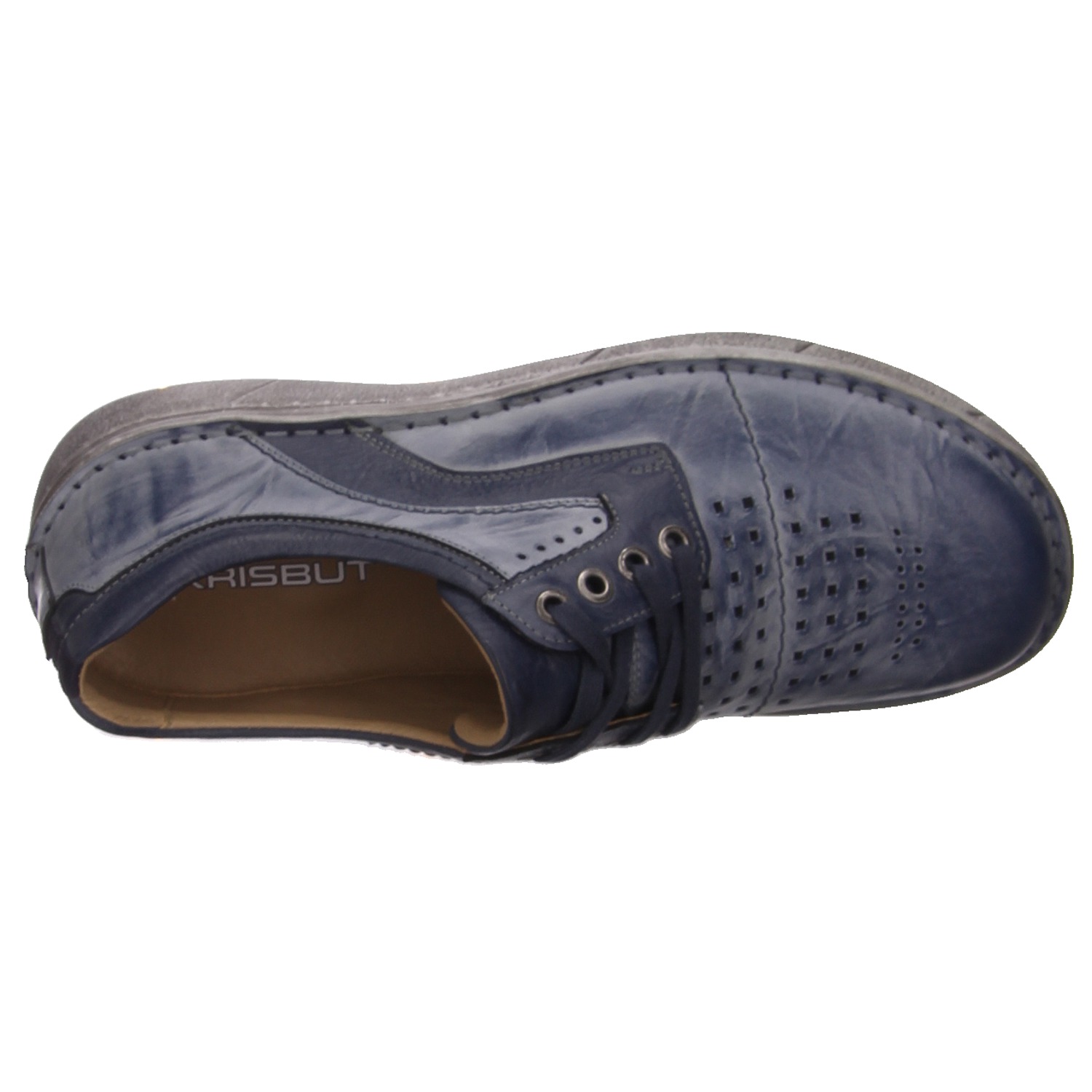 Krisbut Schnürhalbschuh blau blau