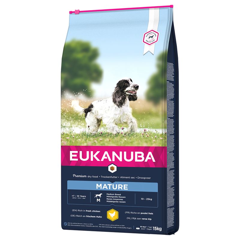 Eukanuba Thriving Mature Medium Breed, poulet à prix discount sur bitiba.fr