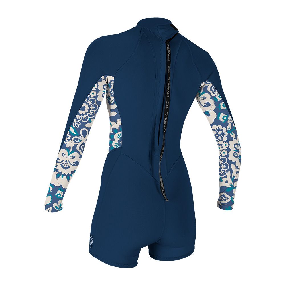O'Neill BAHIA SPRING BZ - Combinaison shorty 2/1 mm Femme frnvy/crisflor/crisflor