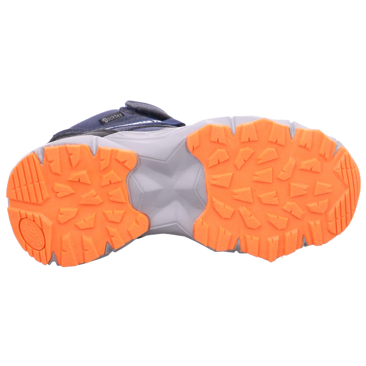 DOCKERS Kleinkinder-Halbschuh Klett Blau Lederimitat  Boot