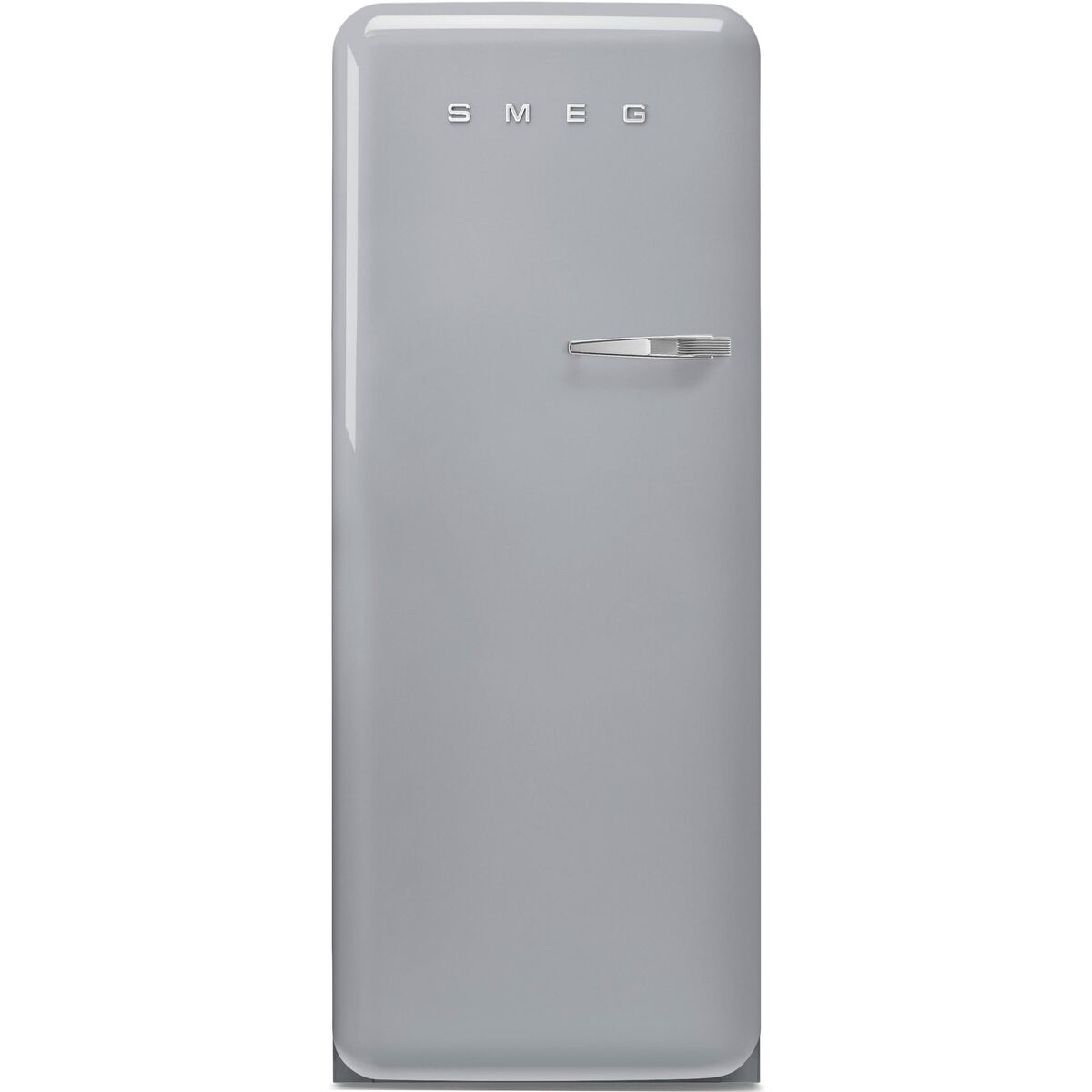 Smeg FAB28LSV6 Kjøleskap Med Fryser 153cm Venstrehengt Sølv