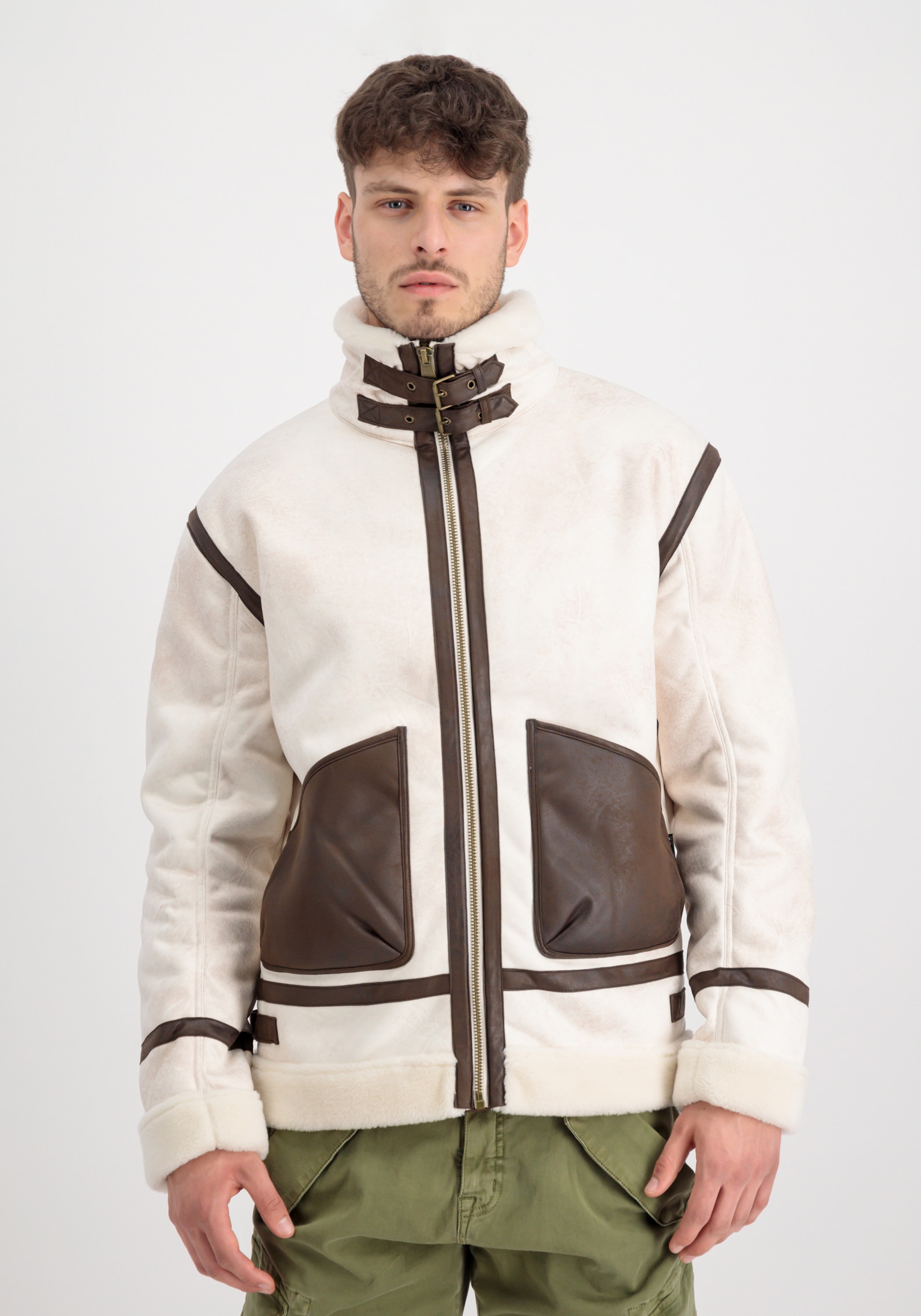 Alpha Industries Lederjacke »B-3 Arctic«
