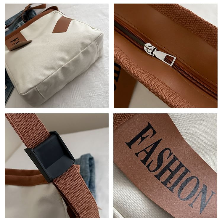 Kleevelind - Canvas Tote Bag met Paneel