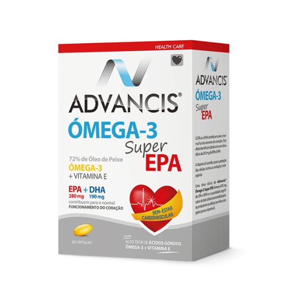 Advancis Ómega 3 Super EPA 30 Cápsulas