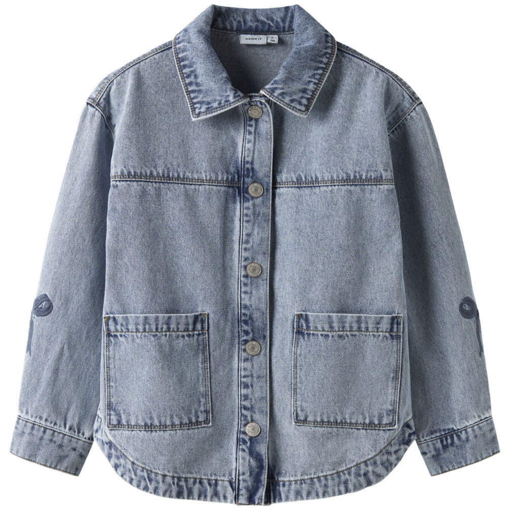 Køb Name It Medium Blue Denim Nkfgloria Dnm Emb Jakke 7511-Za T