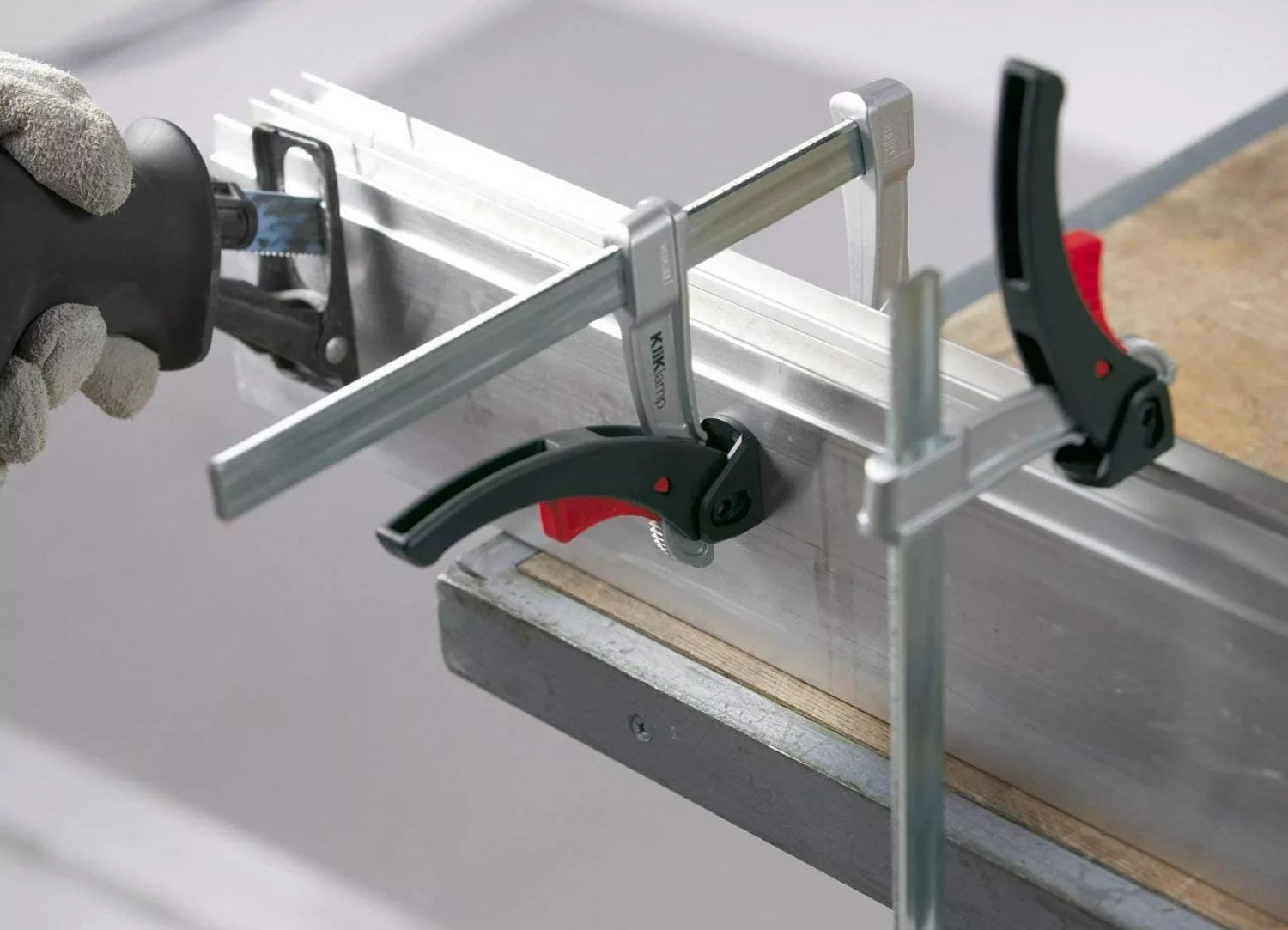 Bessey KLI12 KliKlamp Lijmklem - Snelspan - 120 x 80mm