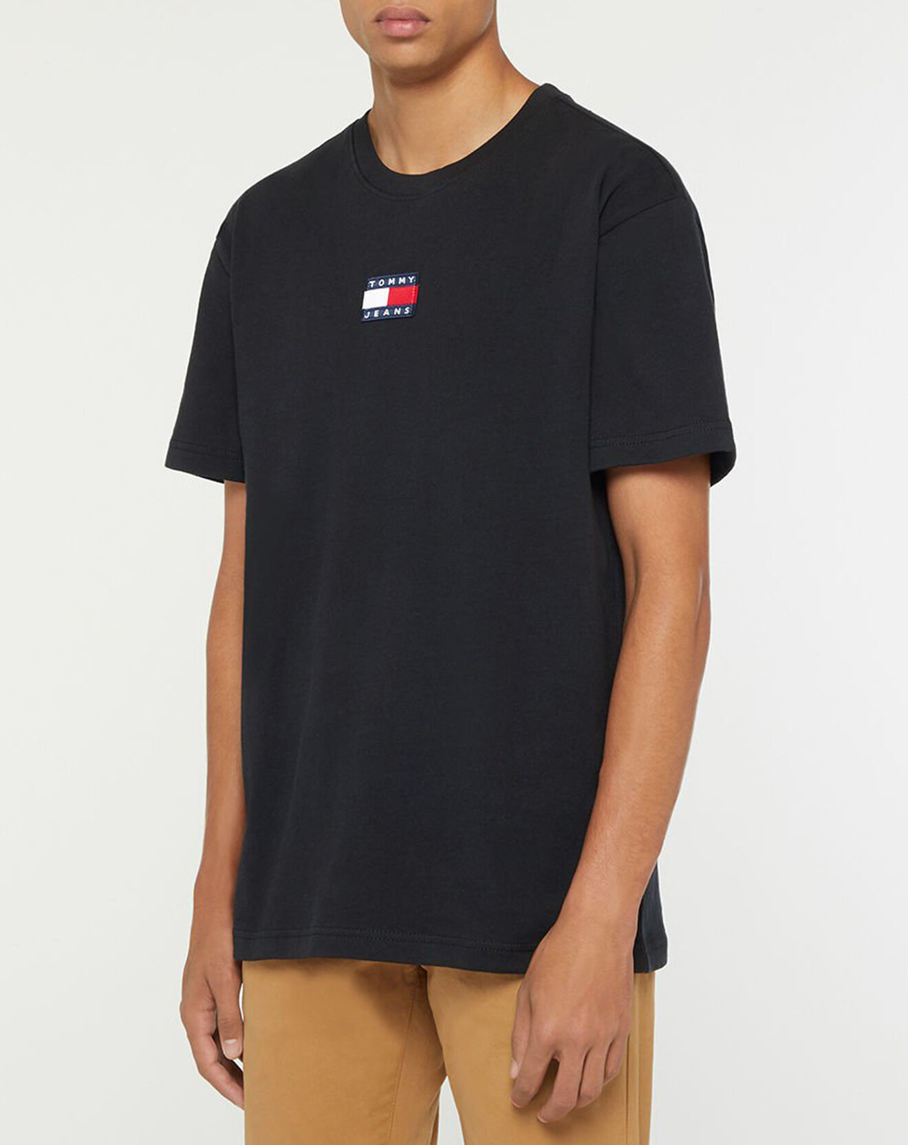 Tommy Jeans T-Shirt 100% Coton Bio Tjm Tommy Badge noir