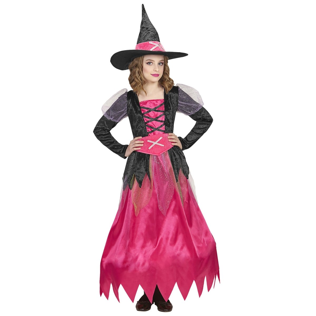 Halloween Kostuum Zwart Roze Meisje