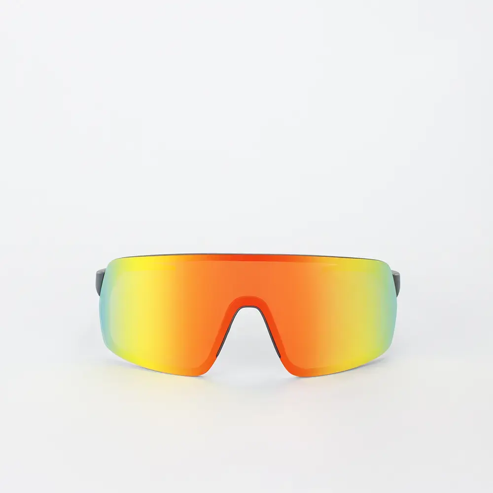 Out Of Rams Fietsbril Zwart met Red MCI Lens