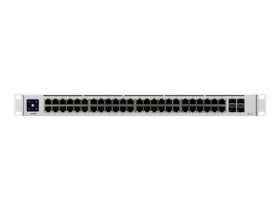 Ubiquiti UniFi Switch USW-48-POE - Switch - Administreret - 48 x 10/100/1000 (32 PoE )   4 x Gigabit SFP - monterbar på stativ, desktop - PoE  (195 W)