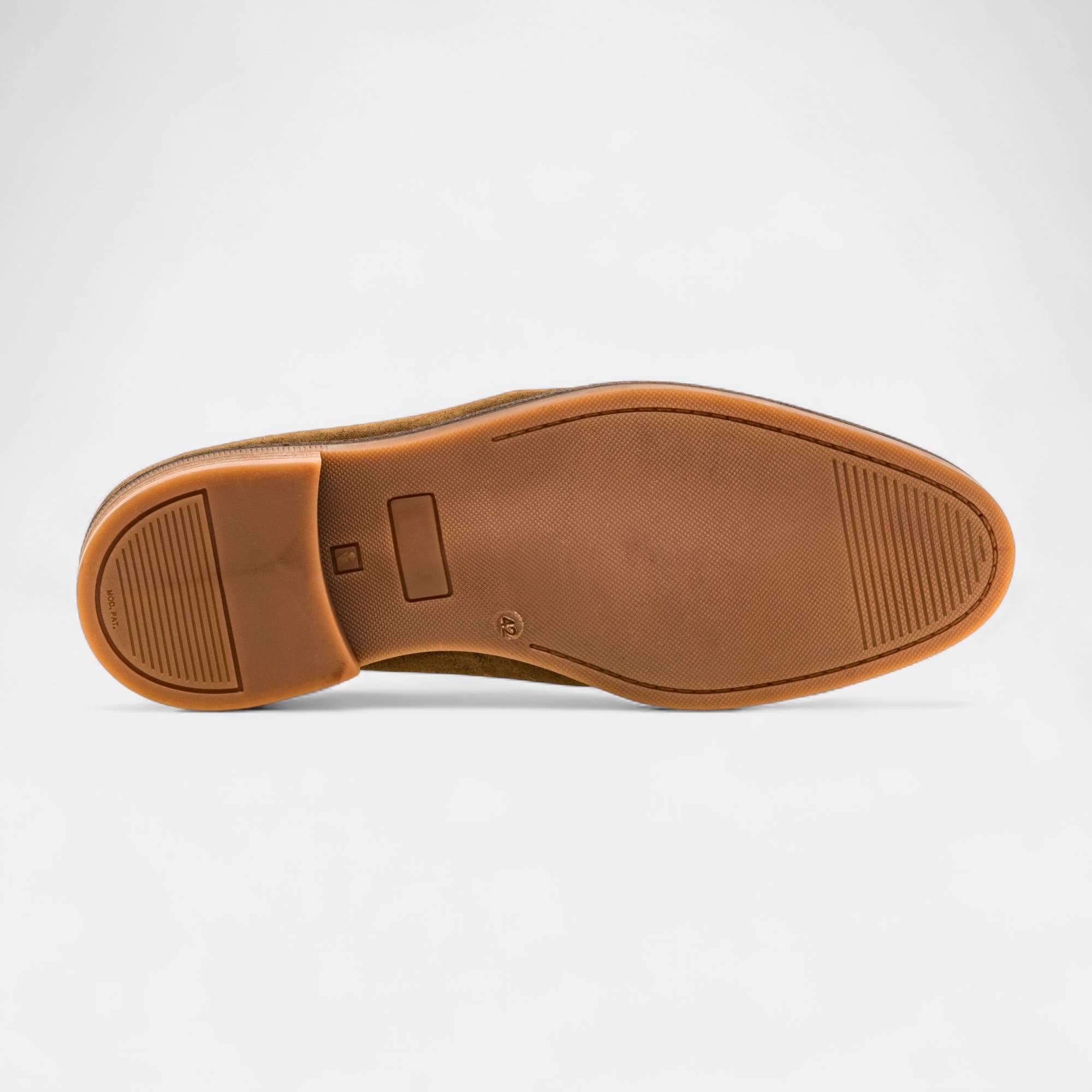 Mocassins Homme en cuir camel