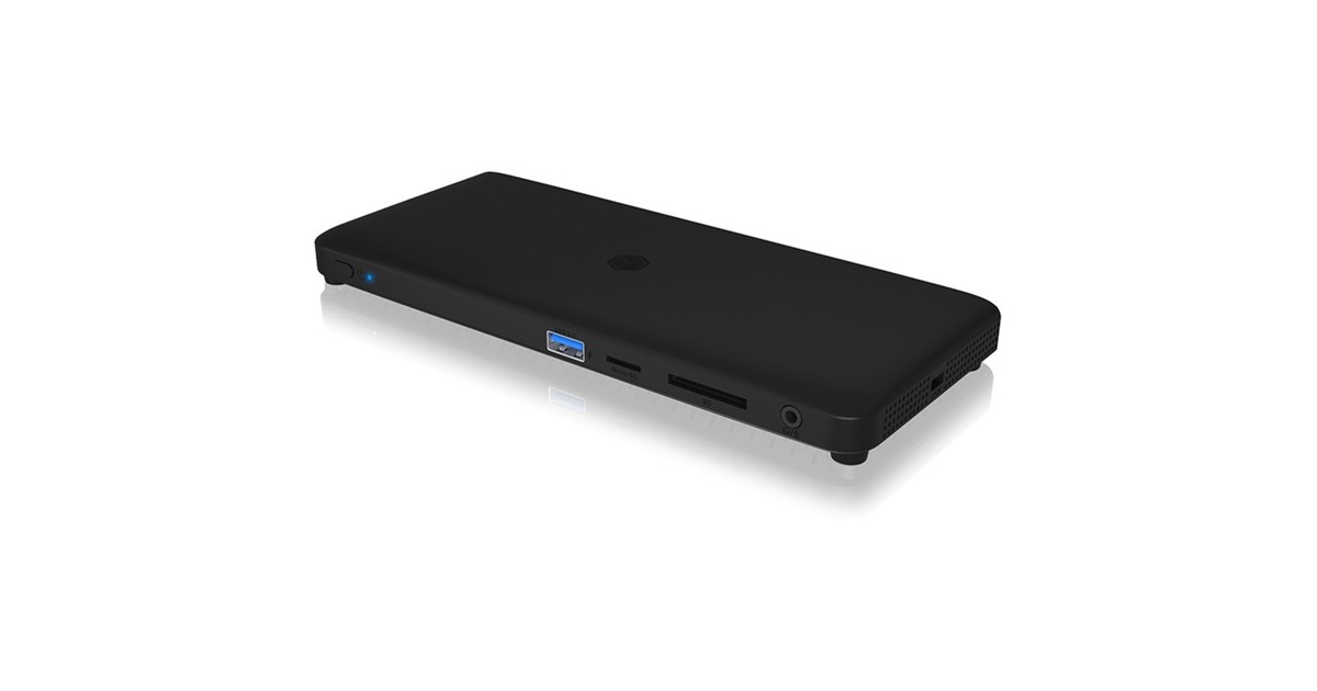 ICY BOXIB-DK2416-C 11-in-1 USB Type-C DockingStation with triple video output  (Zwart)