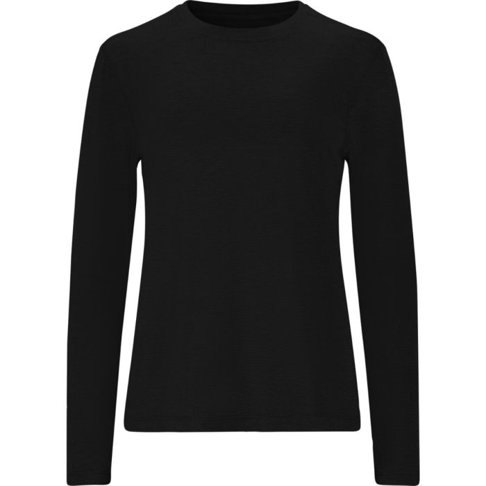 Endurance Dame Trøjer Alvaly Melange Long Sleeve Tee Sort