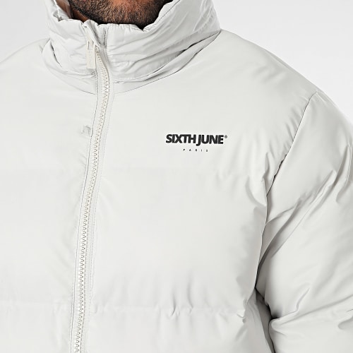 Doudoune Capuche Beige Clair