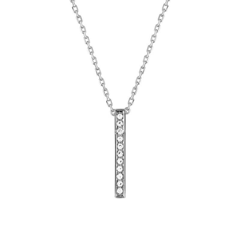 Collier Femme - Oxyde de zirconium - Argent 925 - Longueur : 42 cm