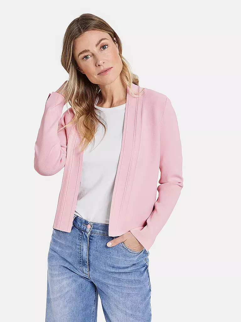 GERRY WEBER Strickjacke rosa