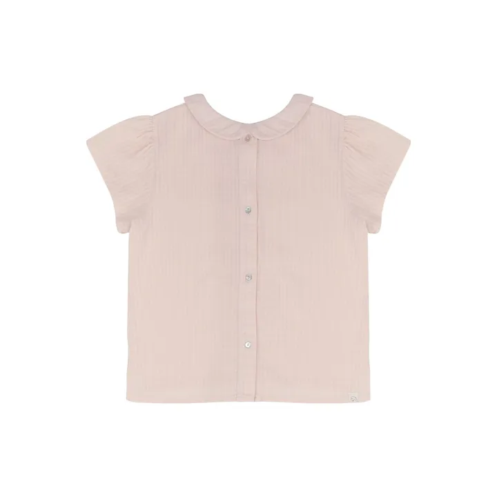 Jenest T-Shirt Col Claudine Cosy | Rose pâle