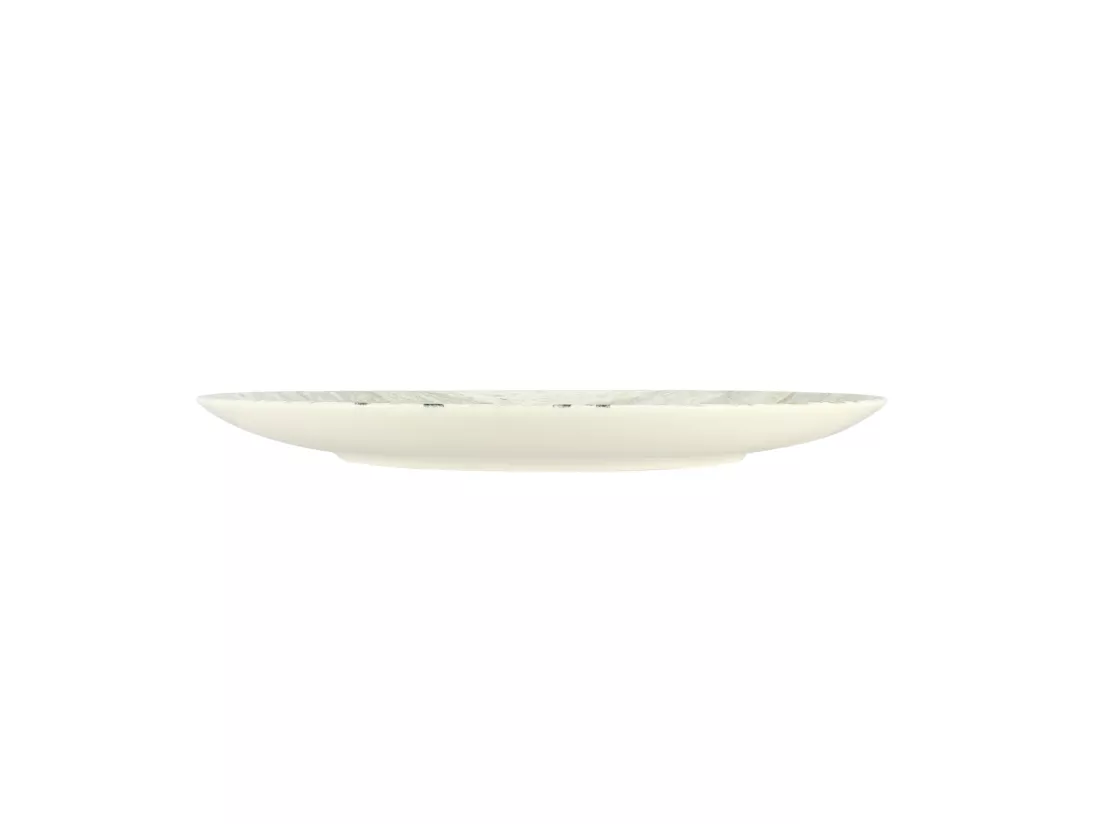 Novastyl - Lot 6 Assiettes Plates Lachat Cerf 26cm En Porcelaine