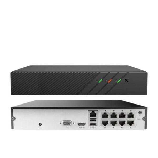 Vullcam NVR 8 Portas POE 6MP com Hik-Connect - MGNVRA6