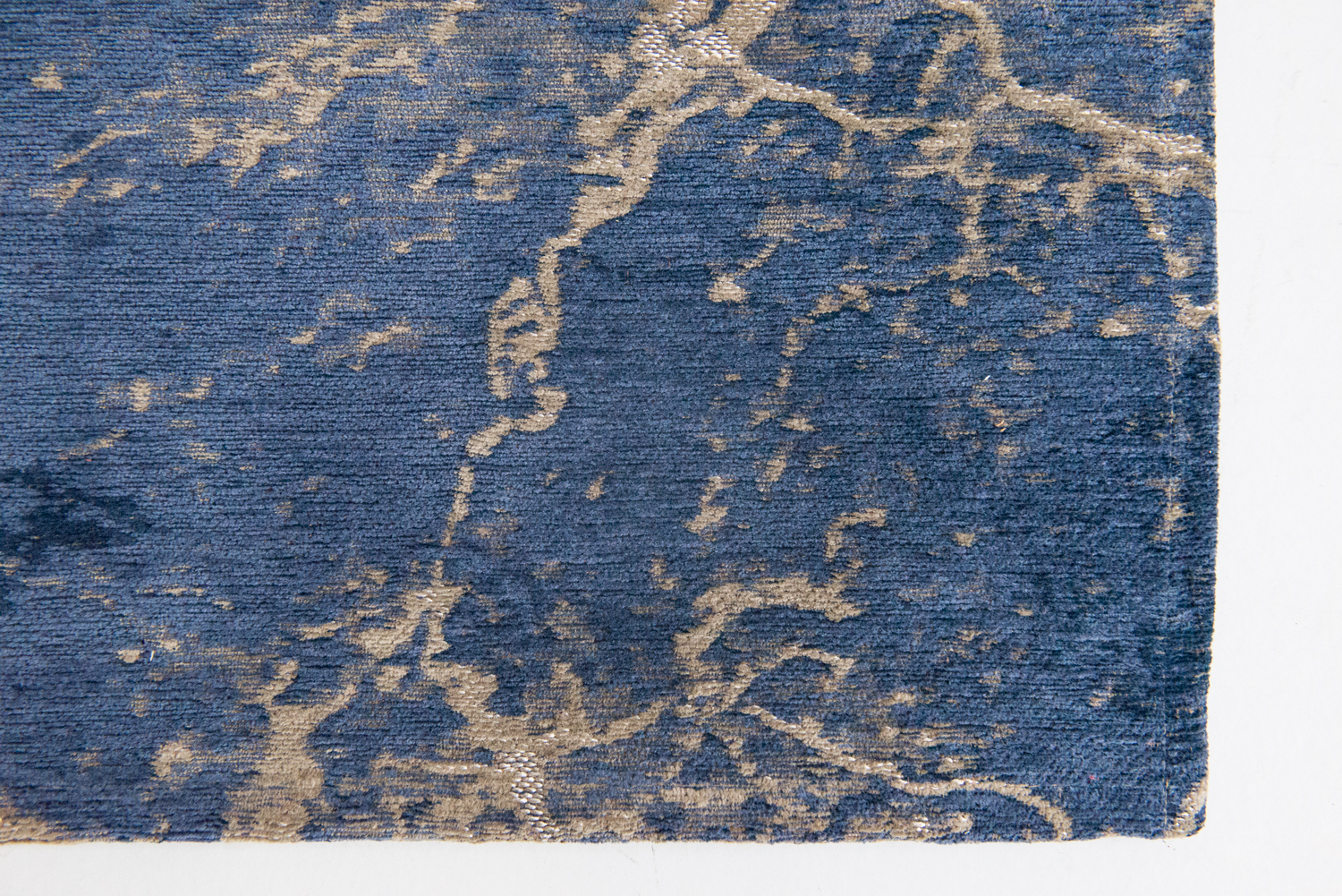 Ecorugs vloerkleed Cracks blauw 240x340 cm