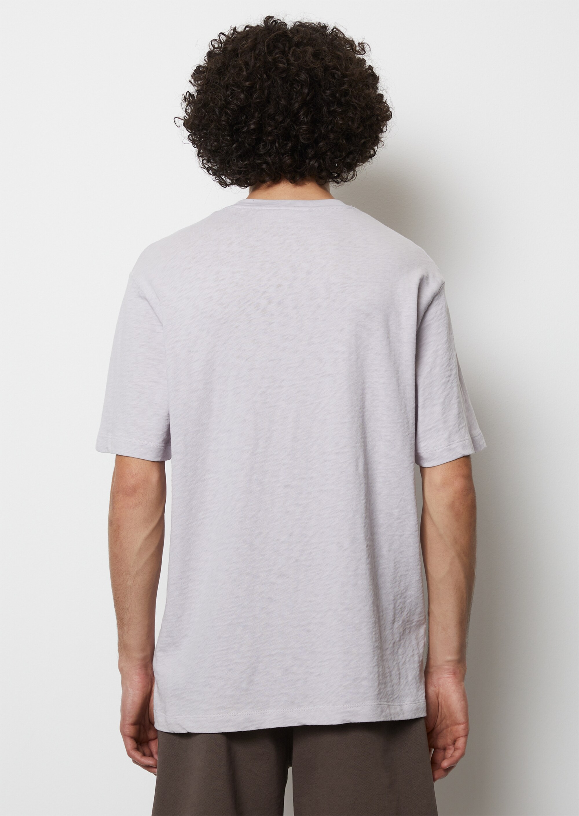 T-Shirt regular aus weichem Bio-Baumwoll-Slub-Garn