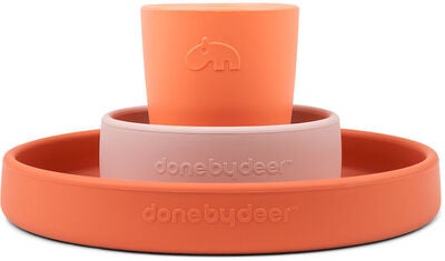 Done By Deer Happy Clouds Barneserviser, Papaya