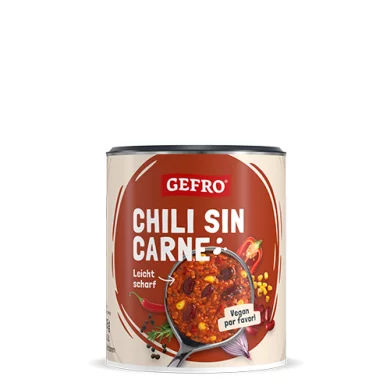 Chili sin Carne: vegan & leicht scharf, ohne Zuckerzusatz